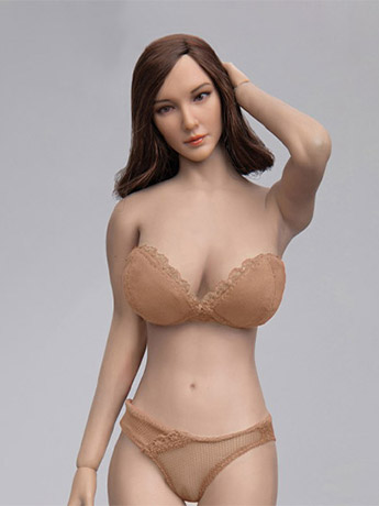 Strapless Bra & Panty (Tan) 1/6 Accessory Set Gallery Image 2