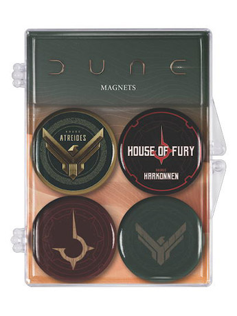Dune Atreides and Harkonnen Magnet 4-Pack Gallery Image 2
