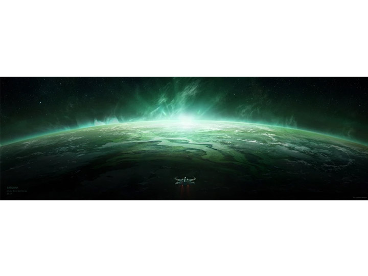 Star Wars Dagobah M-19 Limited Edition Lithograph Gallery Image 1