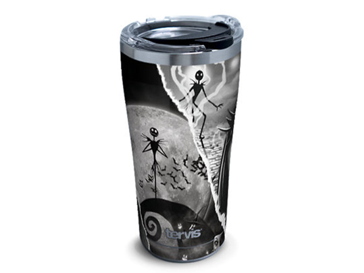 The Nightmare Before Christmas Torn Collage Stainless Steel Tumbler Gallery Image 1