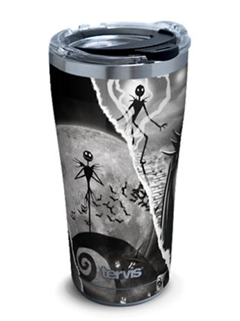 The Nightmare Before Christmas Torn Collage Stainless Steel Tumbler Gallery Image 2