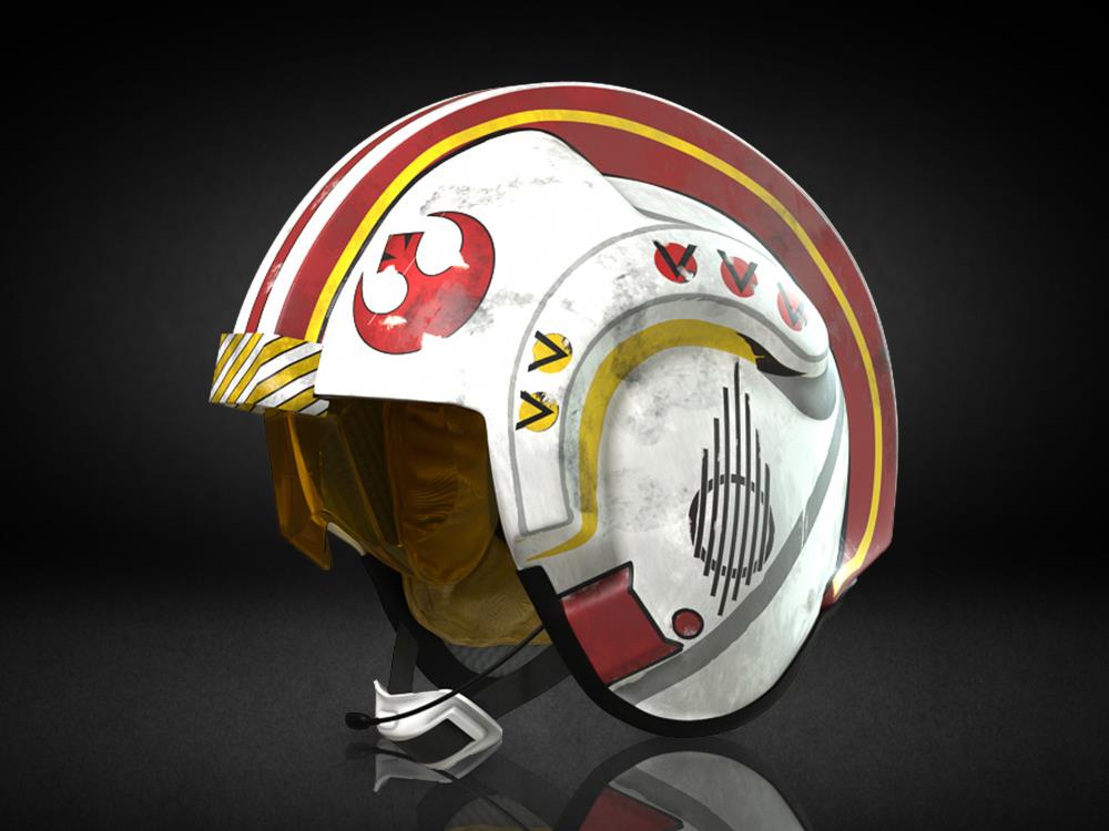Star Wars: The Black Series Luke Skywalker (Battle Simulation) 1:1 Scale Wearable Helmet (Electronic) (Reissue) Gallery Image 4