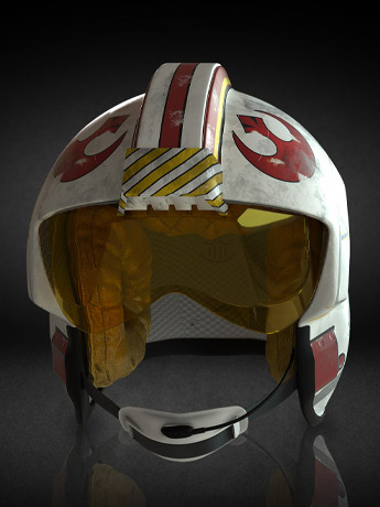 Star Wars: The Black Series Luke Skywalker (Battle Simulation) 1:1 Scale Wearable Helmet (Electronic) (Reissue) Gallery Image 2
