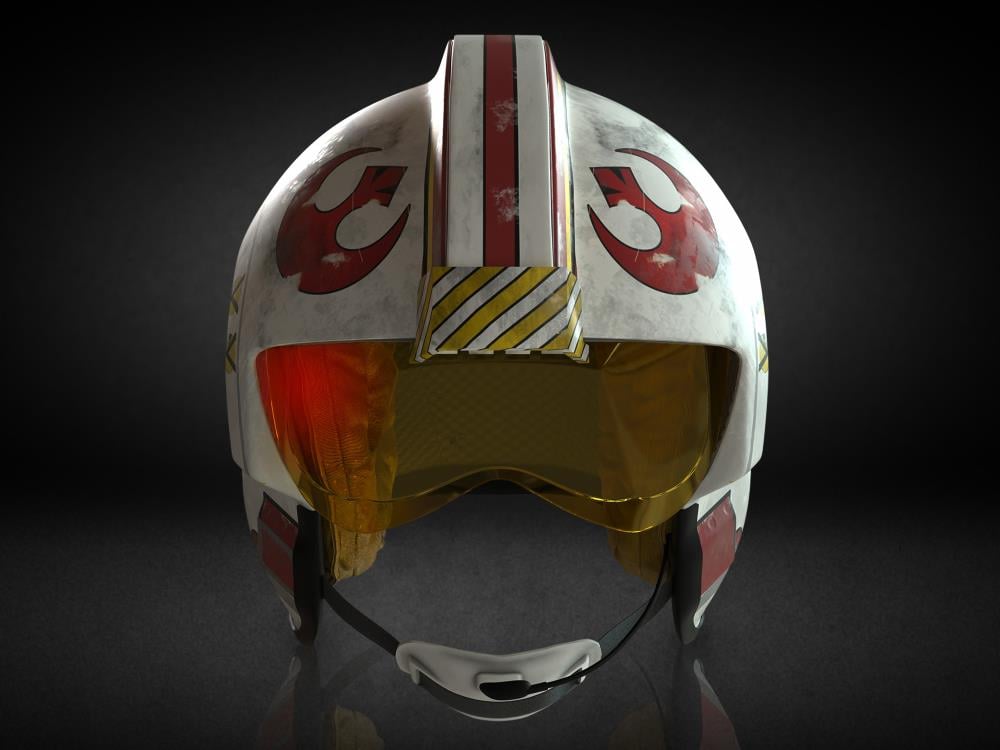 Star Wars: The Black Series Luke Skywalker (Battle Simulation) 1:1 Scale Wearable Helmet (Electronic) (Reissue) Gallery Image 3