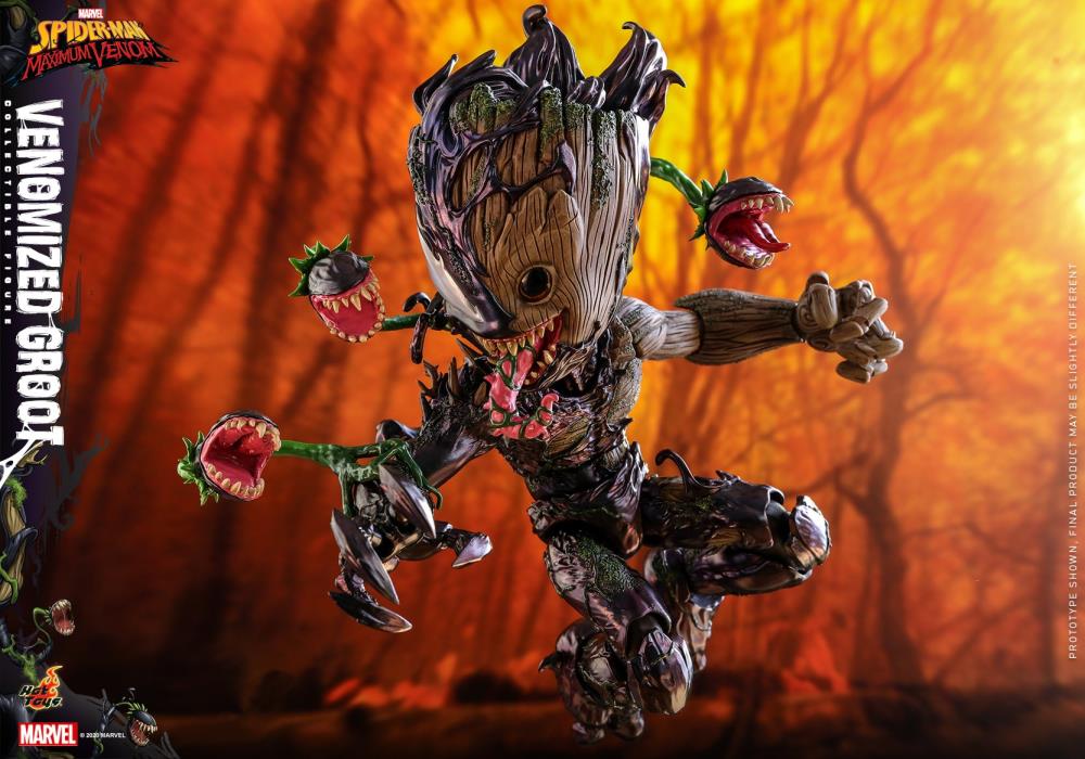 Marvel's Spider-Man: Maximum Venom LMS014 Venomized Groot Life-Size Collectible Figure Gallery Image 14