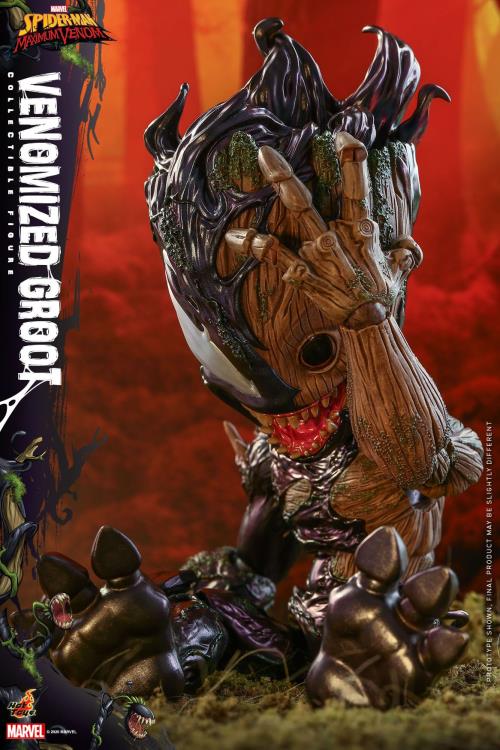 Marvel's Spider-Man: Maximum Venom LMS014 Venomized Groot Life-Size Collectible Figure Gallery Image 13
