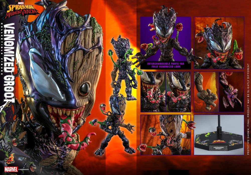 Marvel's Spider-Man: Maximum Venom LMS014 Venomized Groot Life-Size Collectible Figure Gallery Image 17