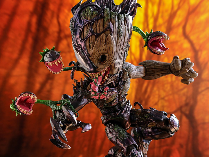 Marvel's Spider-Man: Maximum Venom LMS014 Venomized Groot Life-Size Collectible Figure Gallery Image 1
