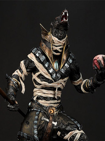 Gods & Monsters Anubis 1/4 Scale Legendary Limited Edition Statue Gallery Image 2