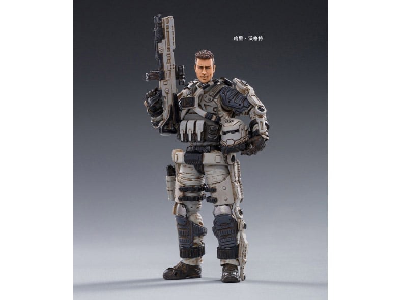 Battle for the Stars Free Truism 20th Legion White Viper Squad 1/18 Scale Figure Package Gallery Image 3
