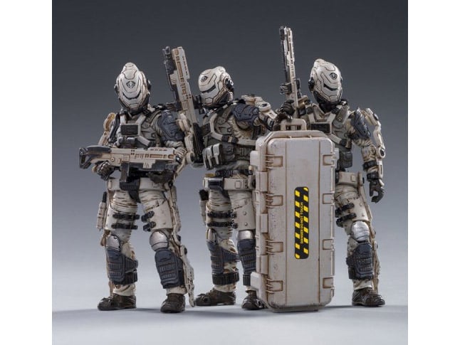 Battle for the Stars Free Truism 20th Legion White Viper Squad 1/18 Scale Figure Package Gallery Image 13