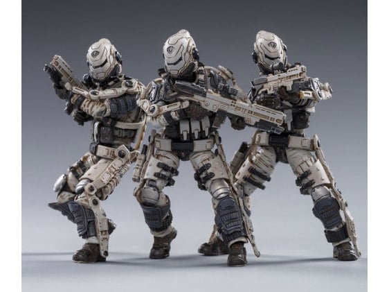 Battle for the Stars Free Truism 20th Legion White Viper Squad 1/18 Scale Figure Package Gallery Image 15
