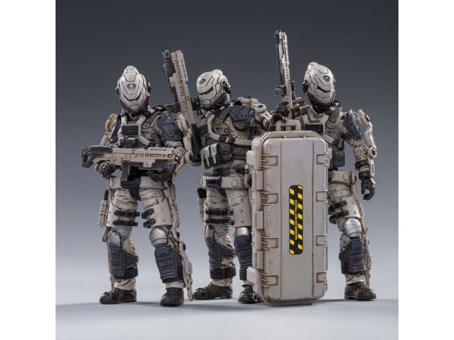 Battle for the Stars Free Truism 20th Legion White Viper Squad 1/18 Scale Figure Package Gallery Image 11