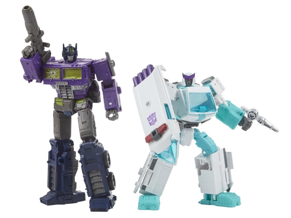 Transformers Generations Selects Shattered Glass Optimus Prime & Ratchet Two-Pack Gallery Image 3