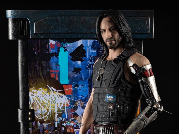 Cyberpunk 2077 Johnny Silverhand 1/4 Scale Statue Gallery Image 1