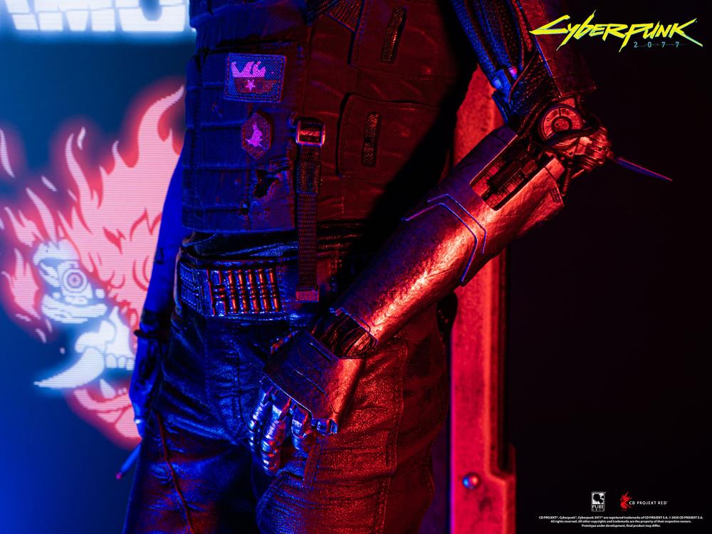 Cyberpunk 2077 Johnny Silverhand 1/4 Scale Statue Gallery Image 7