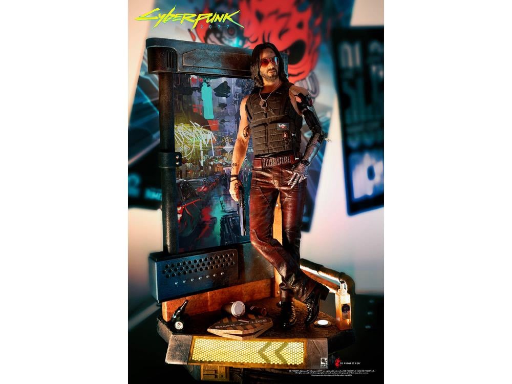Cyberpunk 2077 Johnny Silverhand 1/4 Scale Statue Gallery Image 3