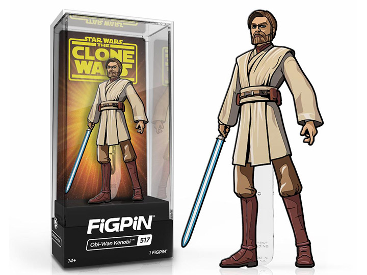 Star Wars: The Clone Wars FiGPiN #517 Obi-Wan Kenobi Gallery Image 1