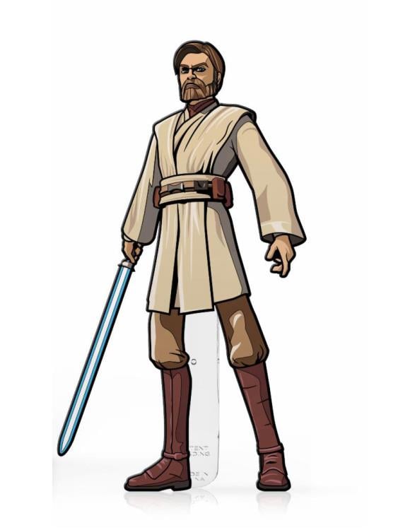 Star Wars: The Clone Wars FiGPiN #517 Obi-Wan Kenobi Gallery Image 3