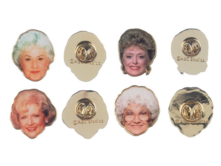 The Golden Girls Lapel Pin Set Gallery Image 1