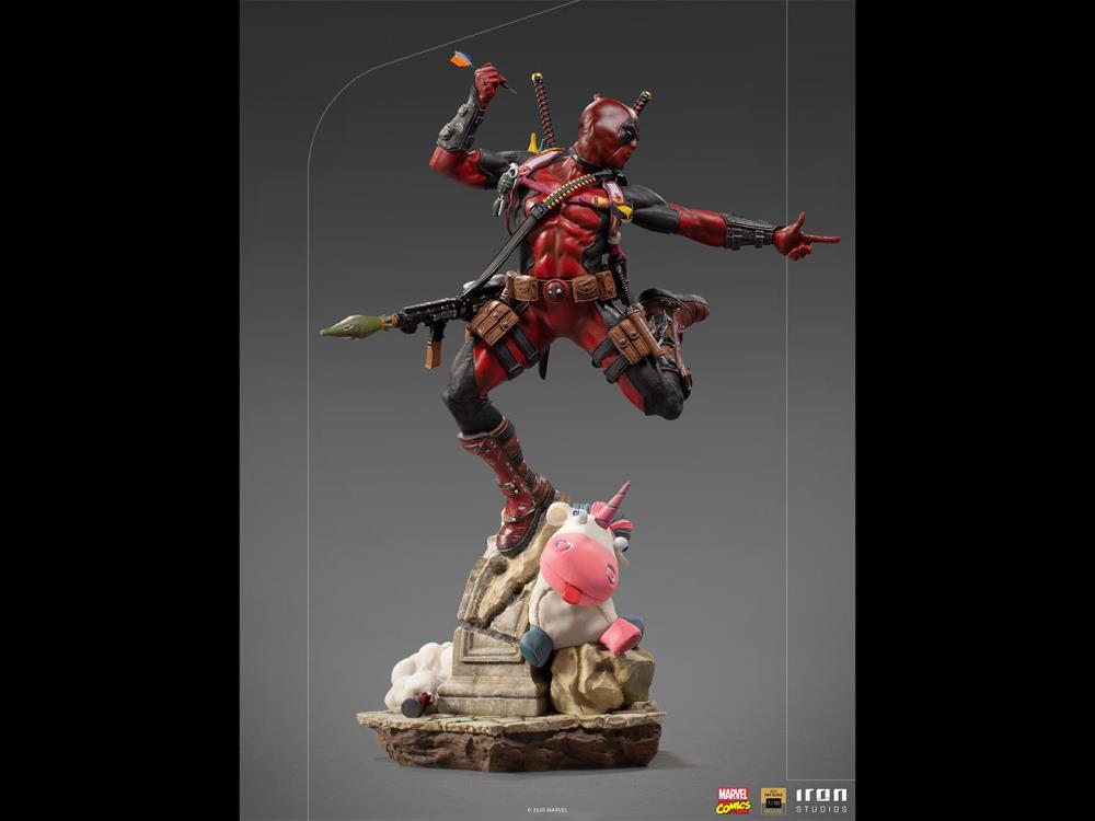 X-Men Battle Diorama Series Deadpool 1/10 Art Scale Statue Gallery Image 10