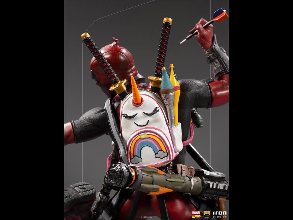 X-Men Battle Diorama Series Deadpool 1/10 Art Scale Statue Gallery Image 12