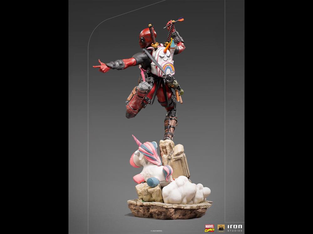 X-Men Battle Diorama Series Deadpool 1/10 Art Scale Statue Gallery Image 7