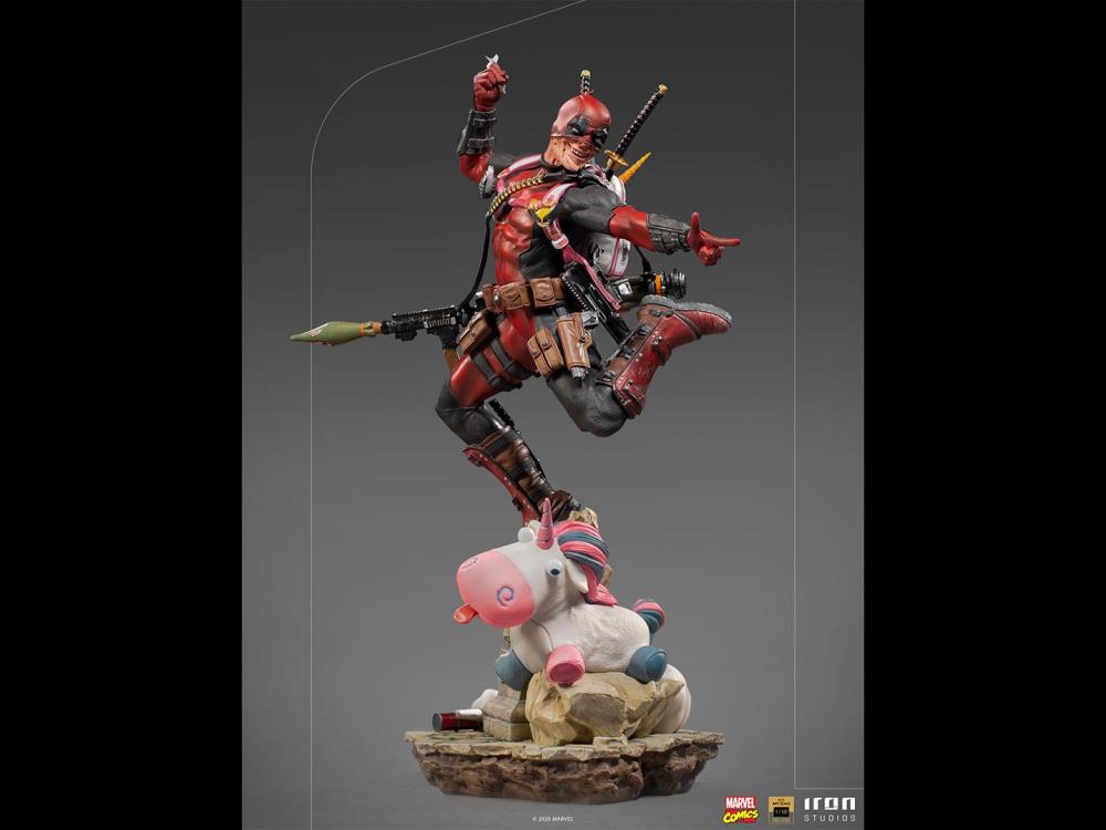 X-Men Battle Diorama Series Deadpool 1/10 Art Scale Statue Gallery Image 6