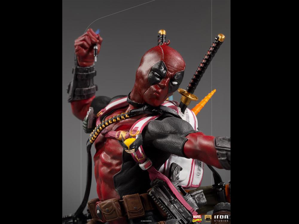 X-Men Battle Diorama Series Deadpool 1/10 Art Scale Statue Gallery Image 14