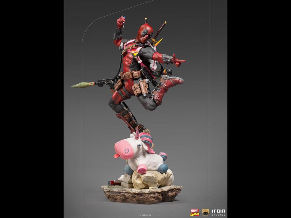 X-Men Battle Diorama Series Deadpool 1/10 Art Scale Statue Gallery Image 9