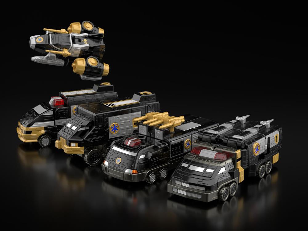 KyuuKyuu Sentai GoGoFive Super Mini-Pla Black Max Victory Robo Model Kit Gallery Image 7