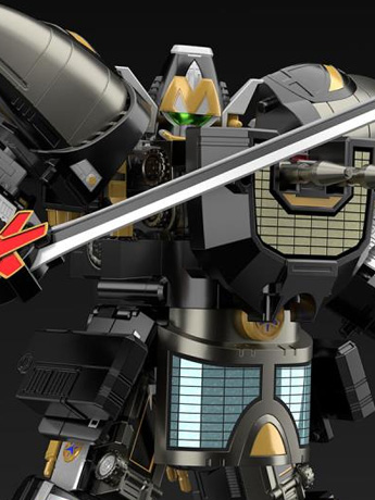 KyuuKyuu Sentai GoGoFive Super Mini-Pla Black Max Victory Robo Model Kit Gallery Image 2