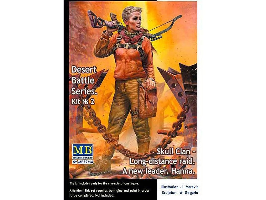 Skull Clan Long Distance Raid Desert Battle Series No. 2 Hanna Model Kit Gallery Image 3