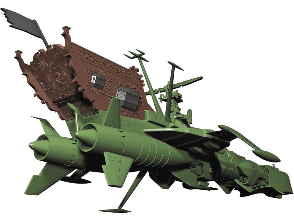 Space Pirate Captain Harlock Battleship Arcadia 1/2500 Scale Model Kit Gallery Image 6