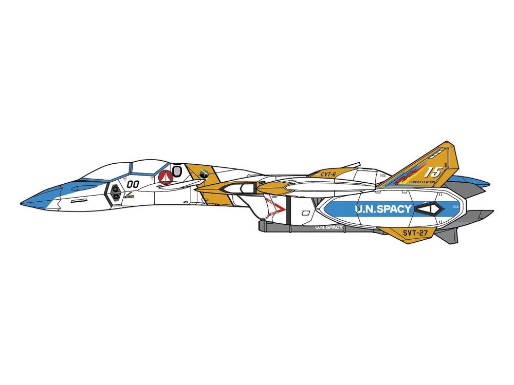 Macross VF-11D Thunderbolt SVT-27 Blue Tails 1/72 Scale Model Kit Gallery Image 3