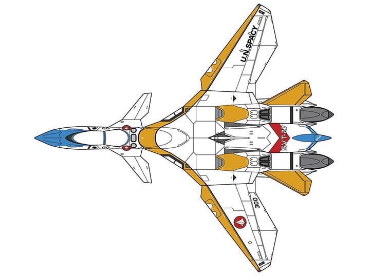 Macross VF-11D Thunderbolt SVT-27 Blue Tails 1/72 Scale Model Kit Gallery Image 1