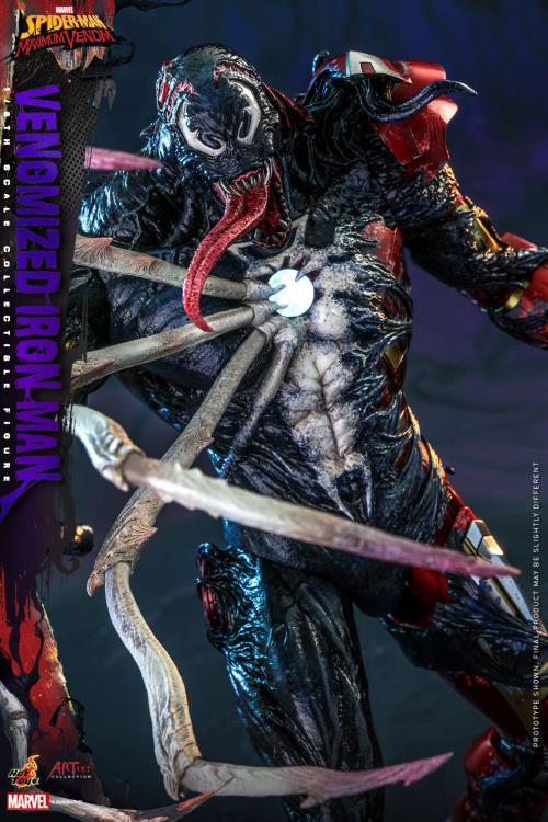Marvel's Spider-Man: Maximum Venom AC04 Venomized Iron Man 1/6 Scale Collectible Figure Gallery Image 14