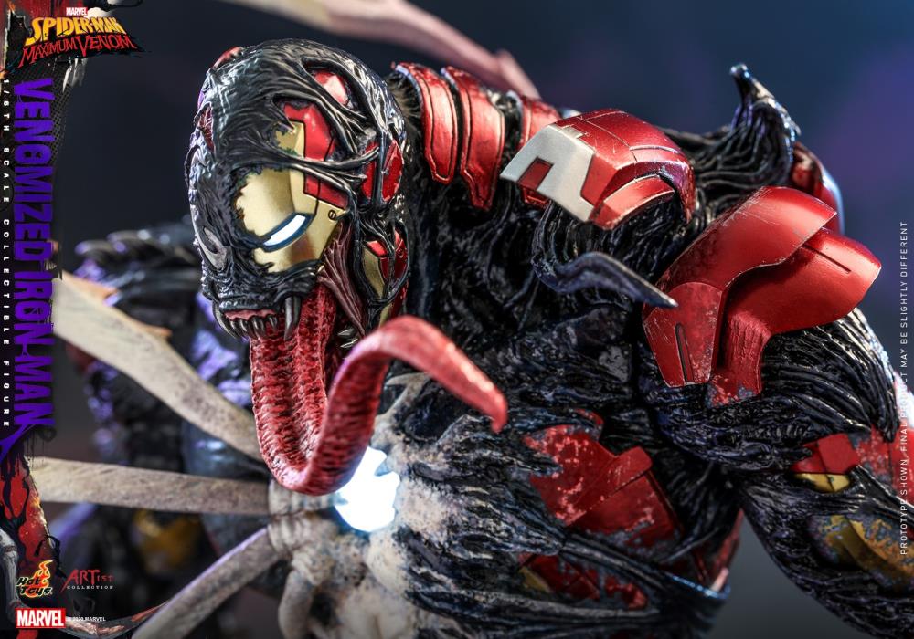 Marvel's Spider-Man: Maximum Venom AC04 Venomized Iron Man 1/6 Scale Collectible Figure Gallery Image 17