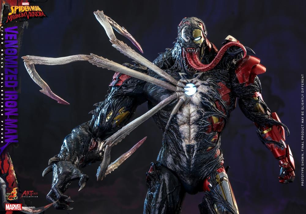 Marvel's Spider-Man: Maximum Venom AC04 Venomized Iron Man 1/6 Scale Collectible Figure Gallery Image 11
