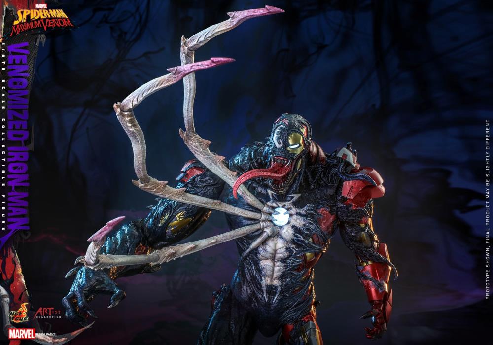 Marvel's Spider-Man: Maximum Venom AC04 Venomized Iron Man 1/6 Scale Collectible Figure Gallery Image 13