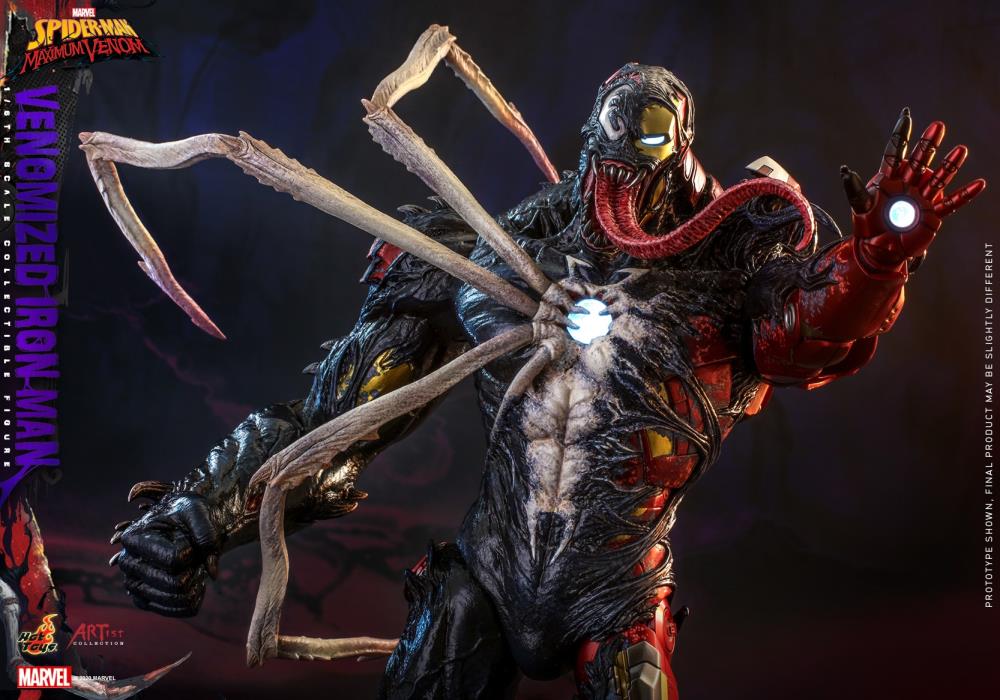 Marvel's Spider-Man: Maximum Venom AC04 Venomized Iron Man 1/6 Scale Collectible Figure Gallery Image 9