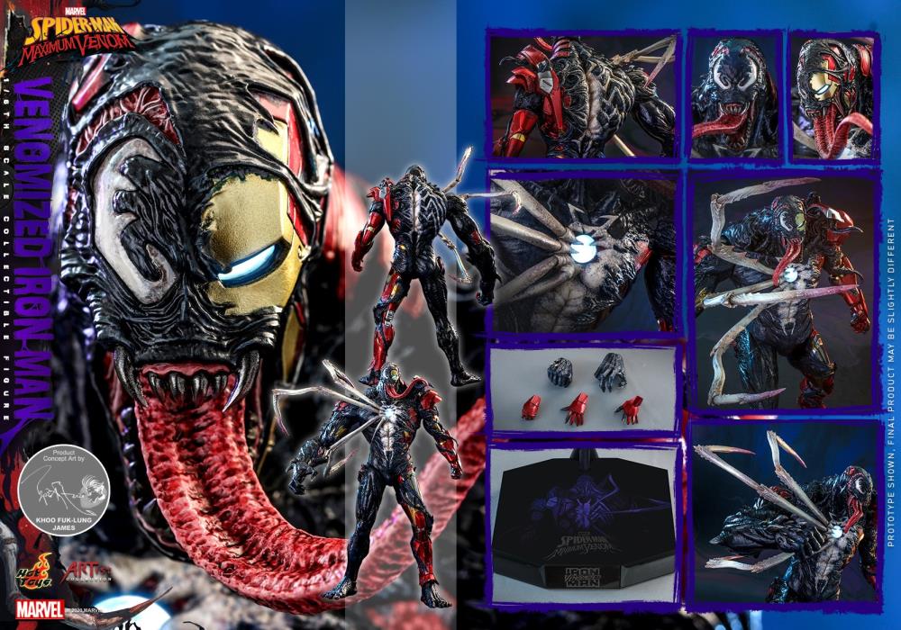 Marvel's Spider-Man: Maximum Venom AC04 Venomized Iron Man 1/6
