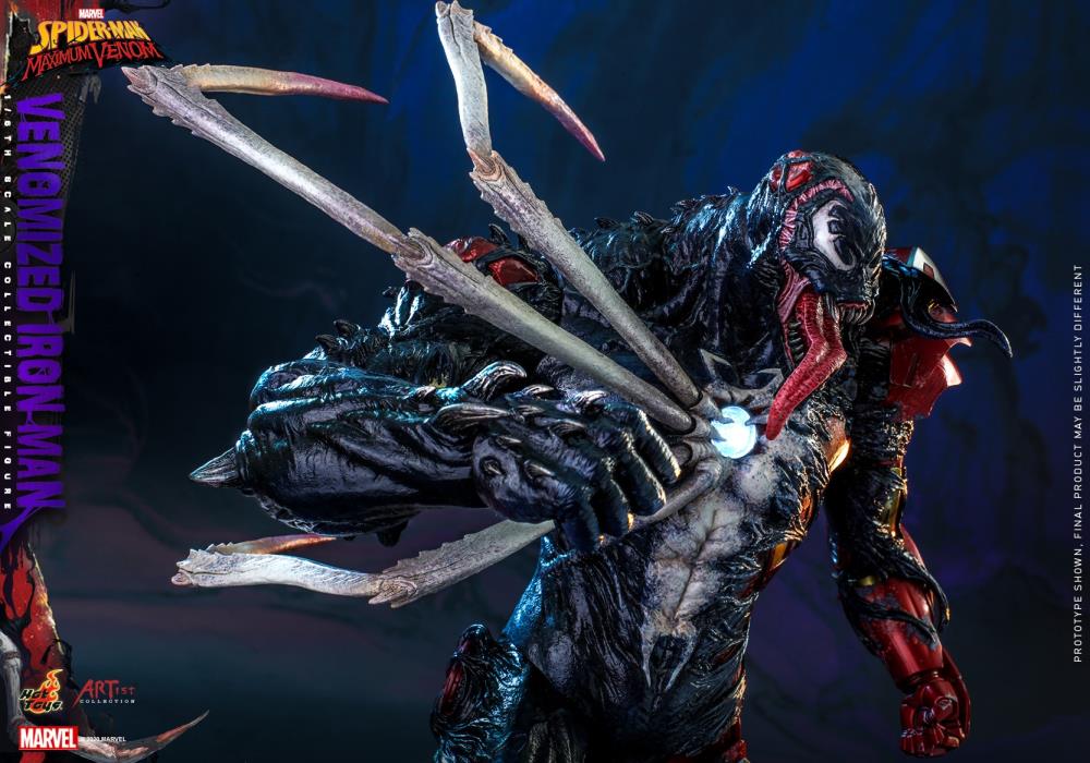 Marvel's Spider-Man: Maximum Venom AC04 Venomized Iron Man 1/6 Scale Collectible Figure Gallery Image 15