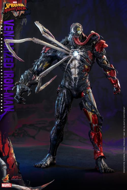 Marvel's Spider-Man: Maximum Venom AC04 Venomized Iron Man 1/6 Scale Collectible Figure Gallery Image 4