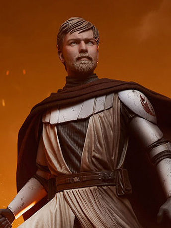 Star Wars Mythos Collection General Obi-Wan Kenobi Statue Gallery Image 2
