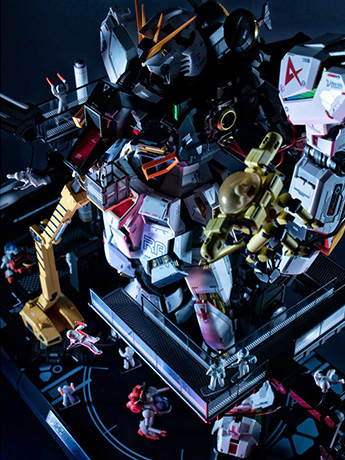 Mobile Suit Gundam: Char's Counterattack Metal Structure RX-93 Nu Gundam Londo Bell Engineers Option Parts Exclusive Set Gallery Image 2