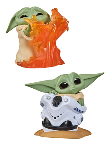 The Mandalorian The Bounty Collection The Child Force Fire & Hiding Moment Two-Pack Gallery Image 2