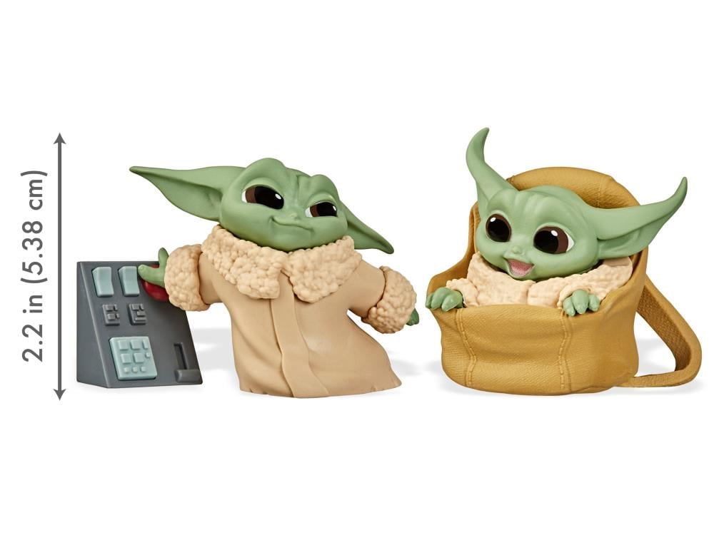 The Mandalorian The Bounty Collection The Child Pushing Button & Ride Moment Two-Pack Gallery Image 3