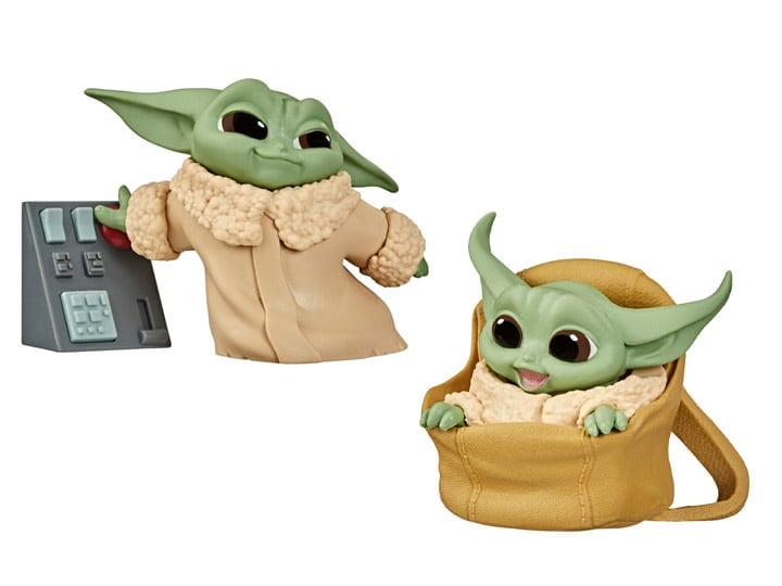 The Mandalorian The Bounty Collection The Child Pushing Button & Ride Moment Two-Pack Gallery Image 1