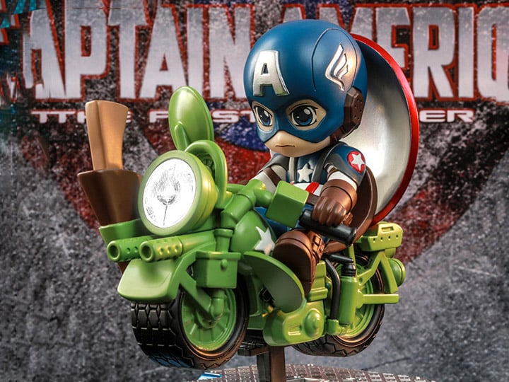 Captain America: The First Avenger CosRider Captain America & Motorcycle Set Gallery Image 1